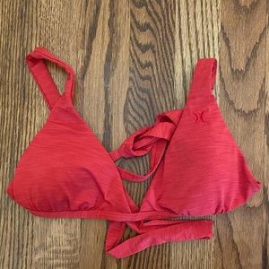 Hurley Red Bikini Top